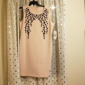 NWT Beautiful Calvin Klein Beaded dress
